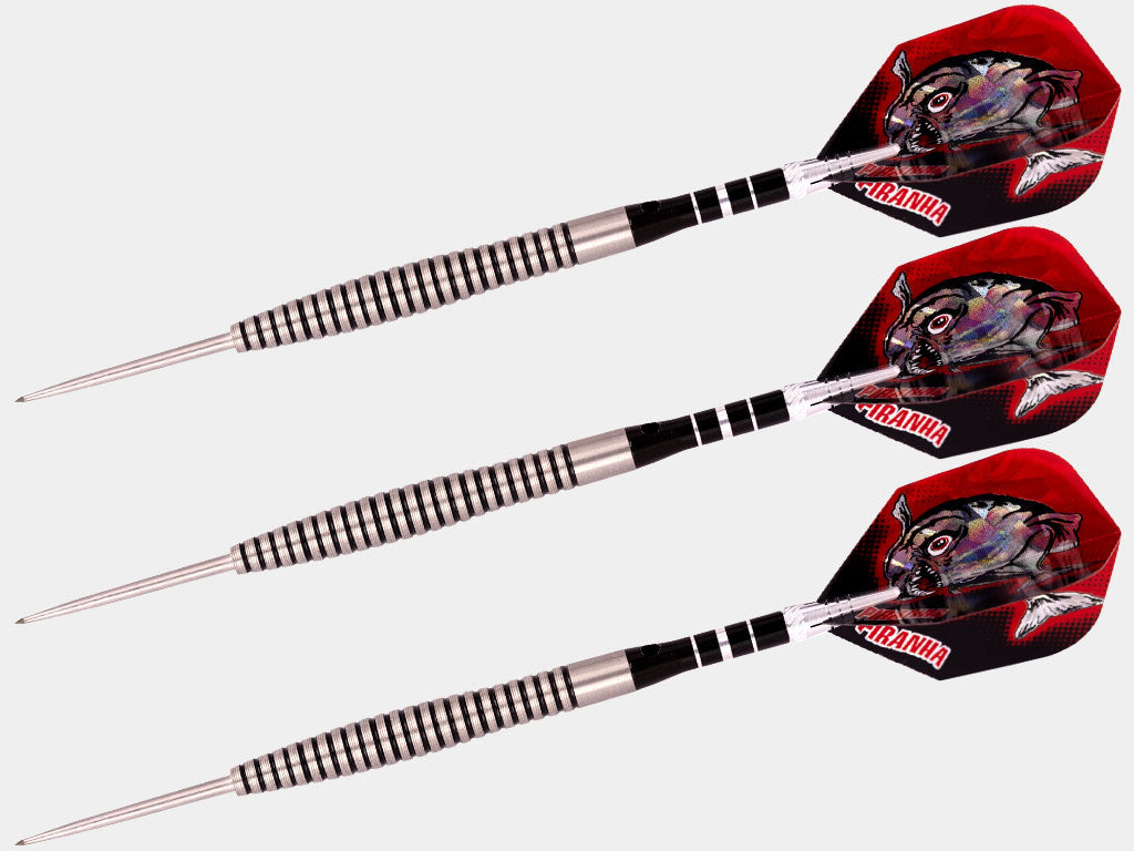 Piranha Razor Grip Steel Tip Darts LONG ISLAND DARTS