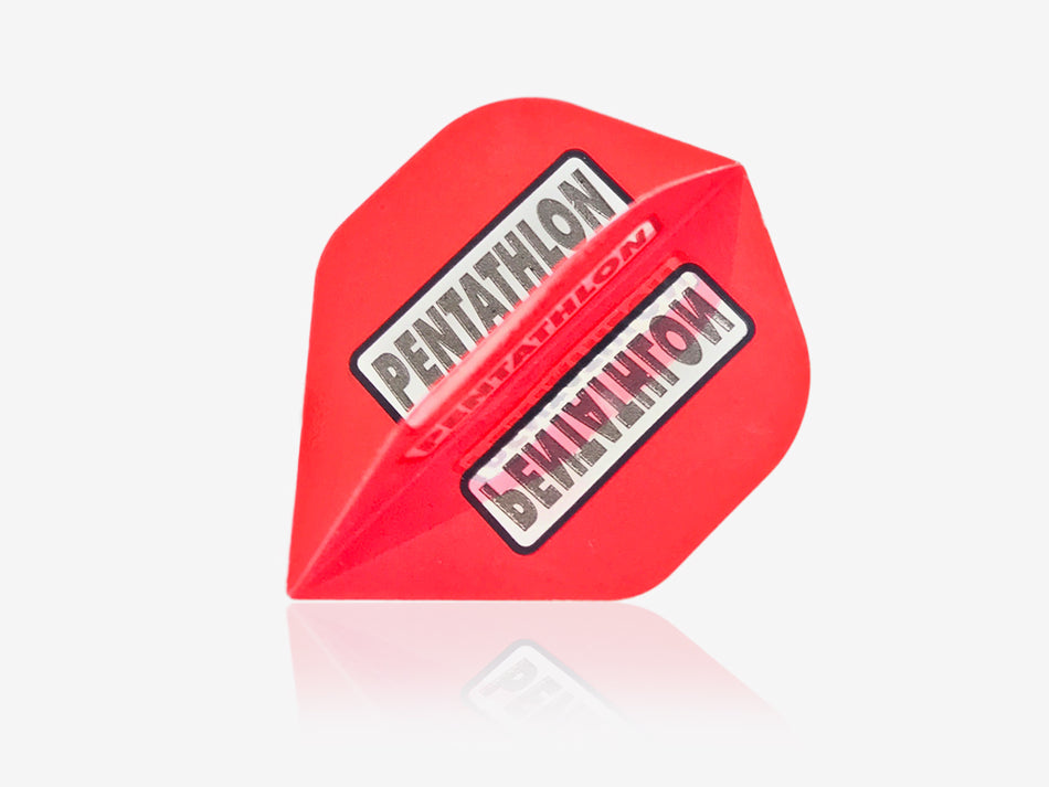 Pentathlon Dart Flights - 100 Micron Standard Red