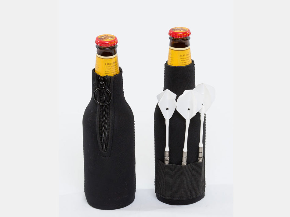 Metroline Bottle Koozie Dart Holder -Black