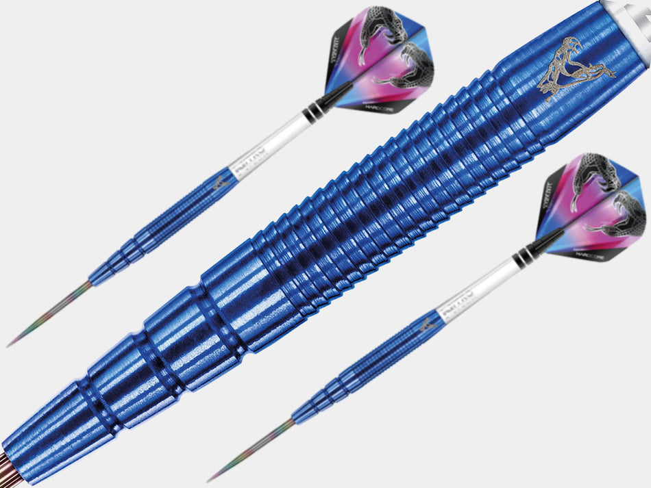 Red Dragon Peter Wright PL15 Blue Steel Tip Darts