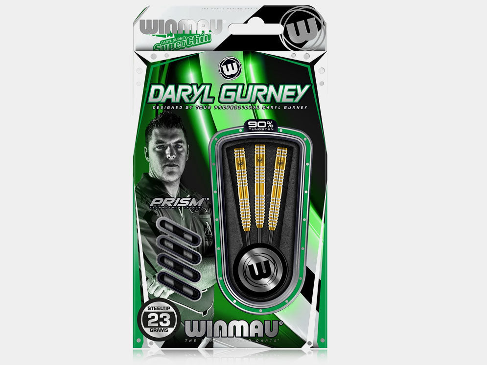 Winmau Daryl Gurney ダリルガーニー Gold定価10010円 Daryl Gurney Gold / Golden 90% Tungsten Steel Tip Darts by