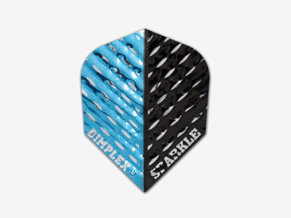 Harrows Dart Flights Shape  Dimplex Sparkle 2-Tone