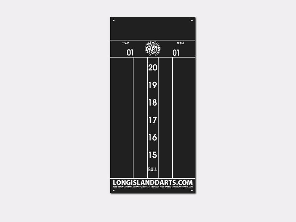 Small Acrylic Dry Erase Scoreboard -Black